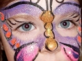 Sparkly butterfly face