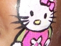 Hello Kitty cheek art