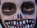 Scary skull face